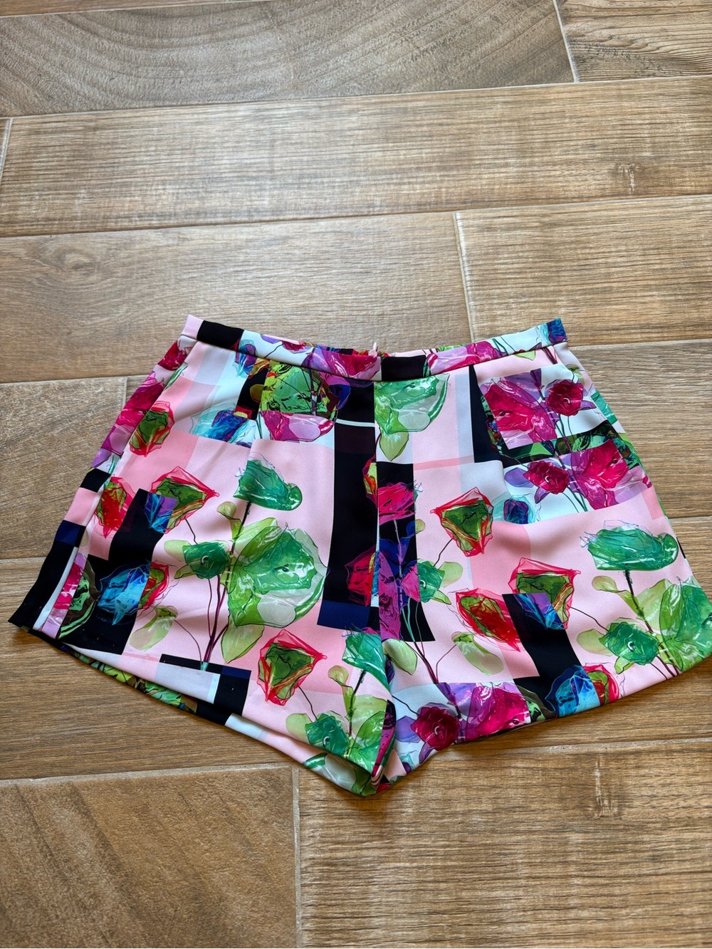 Clover Canyon Floral Print Pink Women’s Shorts